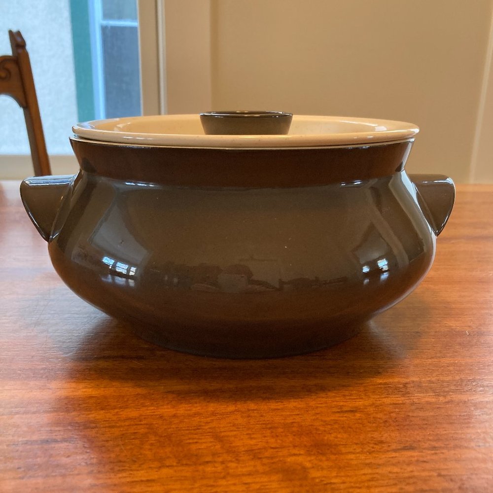 Franciscan Spice Covered Casserole Dish Rare Vintage 1960s